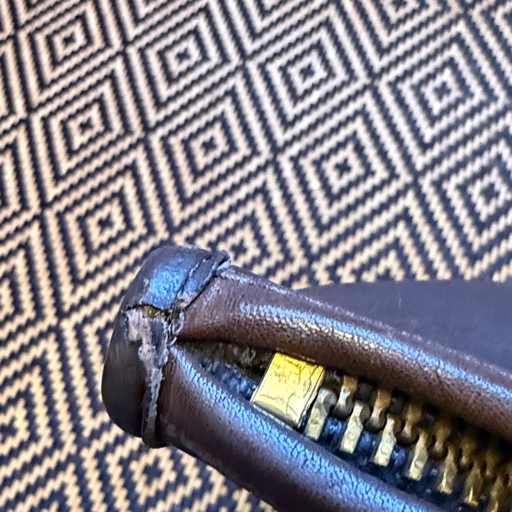 Vintage Coach slim clutch large 9555 MOCHA GLUE IN REGISTRATION NEW YORK CITY - Picture 8 of 16